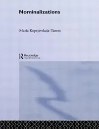 Buy Nominalizations (English, Maria Koptjevskaja-Tamm) — BookShops.in