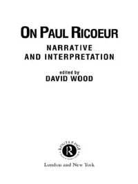 Buy On Paul Ricoeur (English, David Wood) — BookShops.in