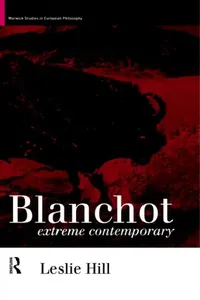 Buy Blanchot (English, Leslie Hill) — BookShops.in