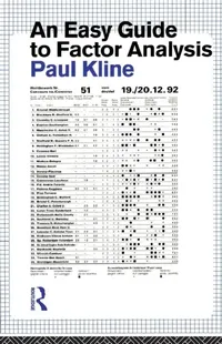 Buy An Easy Guide to Factor Analysis (English, Paul Kline) — BookShops.in