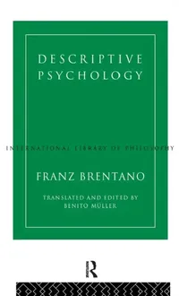 Buy Descriptive Psychology (English, Franz Brentano | Benito Mueller) — BookShops.in