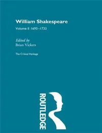 Buy William Shakespeare (English, Vickers Brian) — BookShops.in