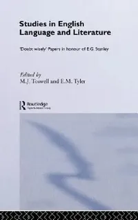 Buy Studies in English Language and Literature (English, M. J. Toswell | E. M. Tyler) — BookShops.in