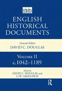 Buy English Historical Documents (English, Douglas David C.) — BookShops.in