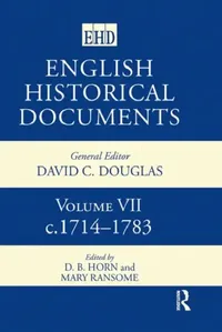 Buy English Historical Documents (English, Horn D.B.) — BookShops.in