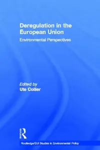 Buy Deregulation in the European Union (English, Collier Ute) — BookShops.in