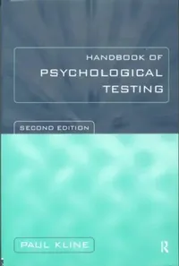 Buy Handbook of Psychological Testing (English, Kline Paul) — BookShops.in