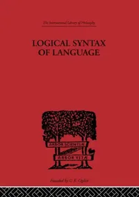 Buy Logical Syntax of Language (English, Carnap Rudolf) — BookShops.in