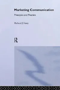 Buy Marketing Communication (English, Richard Varey) — BookShops.in