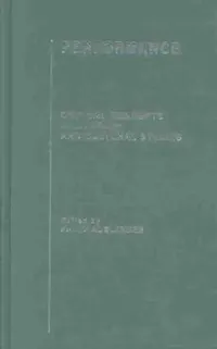Buy Performance (English, Philip Auslander) — BookShops.in