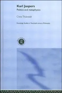 Buy Karl Jaspers (English, Chris Thornhill) — BookShops.in
