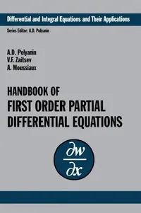 Buy Handbook of First-Order Partial Differential Equations (English, Andrei D. Polyanin | Valentin F. Zaitsev | Alain Moussiaux) — BookShops.in