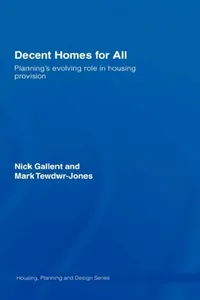 Buy Decent Homes for All (English, Nick Gallent | Mark Tewdwr-Jones) — BookShops.in