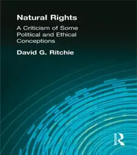 Buy Natural Rights (English, David G. Ritchie) — BookShops.in