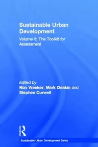 Buy Sustainable Urban Development (English, Ron Vreeker | Mark Deakin | Steven Curwell) — BookShops.in