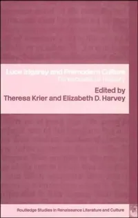 Buy Luce Irigaray and Premodern Culture (English, Theresa M. Krier | Elizabeth D. Harvey) — BookShops.in
