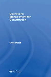 Buy Operations Management for Construction (English, Chris March) — BookShops.in