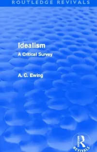 Buy Idealism (Routledge Revivals) (English, Alfred Ewing) — BookShops.in