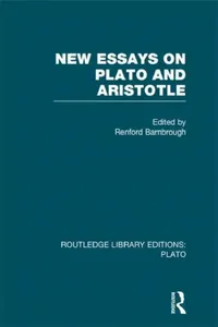 Buy New Essays on Plato and Aristotle (RLE (English, Renford Bambrough) — BookShops.in