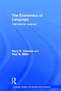 Buy The Economics of Language (English, Barry R. Chiswick) — BookShops.in