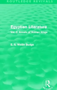Buy Egyptian Literature (Routledge Revivals) (English, E.A. Budge) — BookShops.in