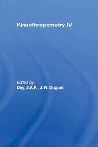 Buy Kinanthropometry IV (English, J.A.P. Day) — BookShops.in
