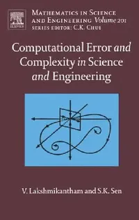 Buy Computational Error and Complexity in Science and Engineering (English, Vangipuram Lakshmikantham | Syamal Kumar Sen) — BookShops.in
