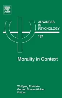 Buy Morality in Context (English, Wolfgang Edelstein | Gertrud Nunner-Winkler) — BookShops.in