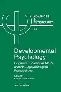 Buy Advances in Psychology V64 (English, Claude-Alain Hauert | C-A Hauert C-A | Ia Hauert Ia) — BookShops.in