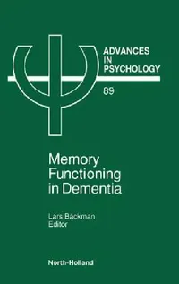 Buy Advances in Psychology V89 (English, Lars Backman | L. Backman L. | Backman L.) — BookShops.in