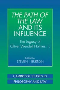 Buy The Path of the Law and Its Influence (English, Steven J. Burton) — BookShops.in