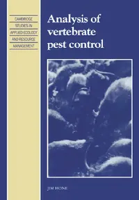 Buy Analysis of Vertebrate Pest Control (English, Jim Hone) — BookShops.in