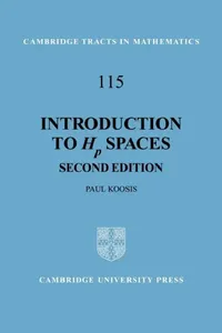 Buy Introduction to HP Spaces (English, Paul Koosis) — BookShops.in