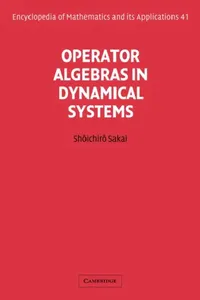 Buy Operator Algebras in Dynamical Systems (English, Shoichiro Sakai | Shtichirt Sakai) — BookShops.in
