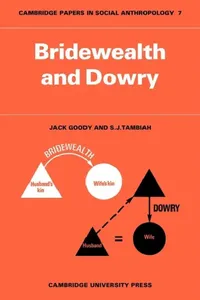 Buy Bridewealth and Dowry (English, Jack Goody | Stanley J. Tambiah | S. J. Tambiah) — BookShops.in