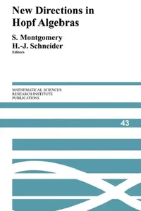 Buy New Directions in Hopf Algebras (English, Susan Montgomery | Hans-Jurgen Schneider | Montgomery Susan) — BookShops.in