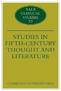 Buy Studies in Fifth Century Thought and Literature (English, Adam Parry | Parry Adam) — BookShops.in