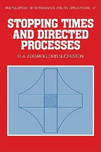 Buy Stopping Times and Directed Processes (English, G. A. Edgar | Louis Sucheston) — BookShops.in