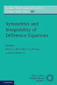 Buy Symmetries and Integrability of Difference Equations (English, Decio Levi | Peter Olver | Zora Thomova) — BookShops.in