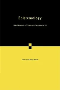 Buy Epistemology (English, Anthony O'Hear) — BookShops.in