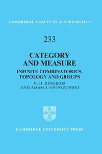 Buy Category and Measure (English, N. H. Bingham | Adam J. Ostaszewski) — BookShops.in