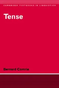 Buy Tense (English, Bernard Comrie | S. R. Anderson | J. Bresnan) — BookShops.in