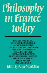 Buy Philosophy in France Today (English, Alan Montefiore) — BookShops.in