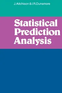 Buy Statistical Prediction Analysis (English, J. Aitchison | I. R. Dunsmore | Aitchison) — BookShops.in