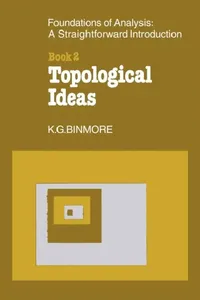 Buy The Foundations of Topological Analysis (English, K. G. Binmore | Binmore) — BookShops.in