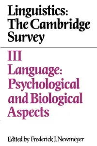 Buy Linguistics (English, Frederick J. Newmeyer) — BookShops.in
