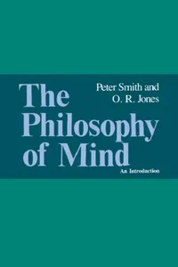 Buy The Philosophy of Mind (English, Peter Smith | O. R. Jones) — BookShops.in