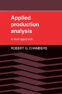 Buy Applied Production Analysis (English, Robert G. Chambers | Chambers Robert G.) — BookShops.in