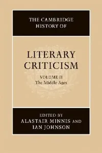 Buy The Cambridge History of Literary Criticism (English, Alastair Minnis | Ian Johnson) — BookShops.in