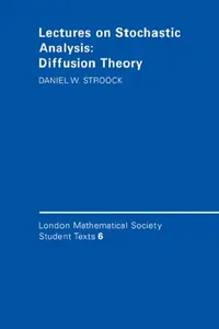 Buy Lectures on Stochastic Analysis: Diffusion Theory by Daniel W. Stroock | Cambridge University Press Hardcover | London Mathematical Society Student Texts — BookShops.in